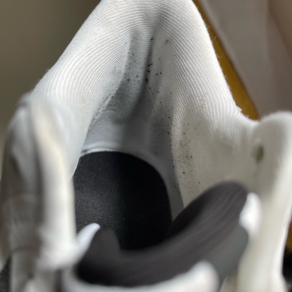 Nike Air Precision II DC1811-100 White/Gold Basketball Shoes Mens Size 8 - Picture 10 of 10